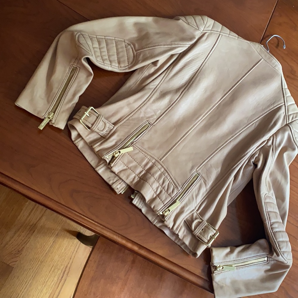 Michael Kors leather jacket - Picture 2 of 4